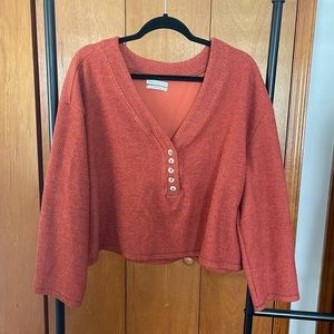 Urban outfitters oversized crop sweater